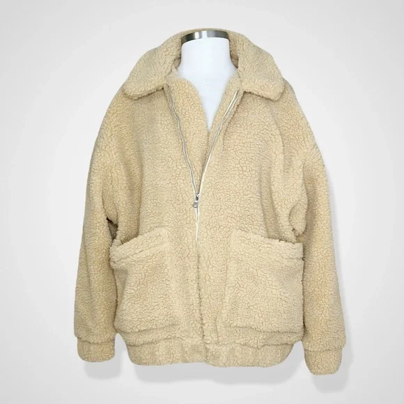 I.AM.GIA. Pixie Oversized Sherpa Teddy Coat - Camel - Picture 3 of 15